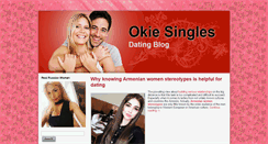 Desktop Screenshot of okiesingles.com